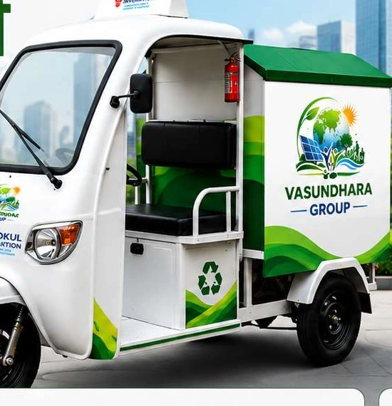 Electric Garbage Collection Vehicle